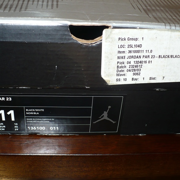 Jordan Black/Black Par 23 Golf Shoes main image 5